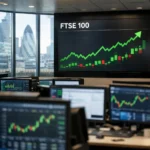 FTSE 100 Today: Climbs 0.4% as Greens Shake UK Politics; Pound Near $1.35