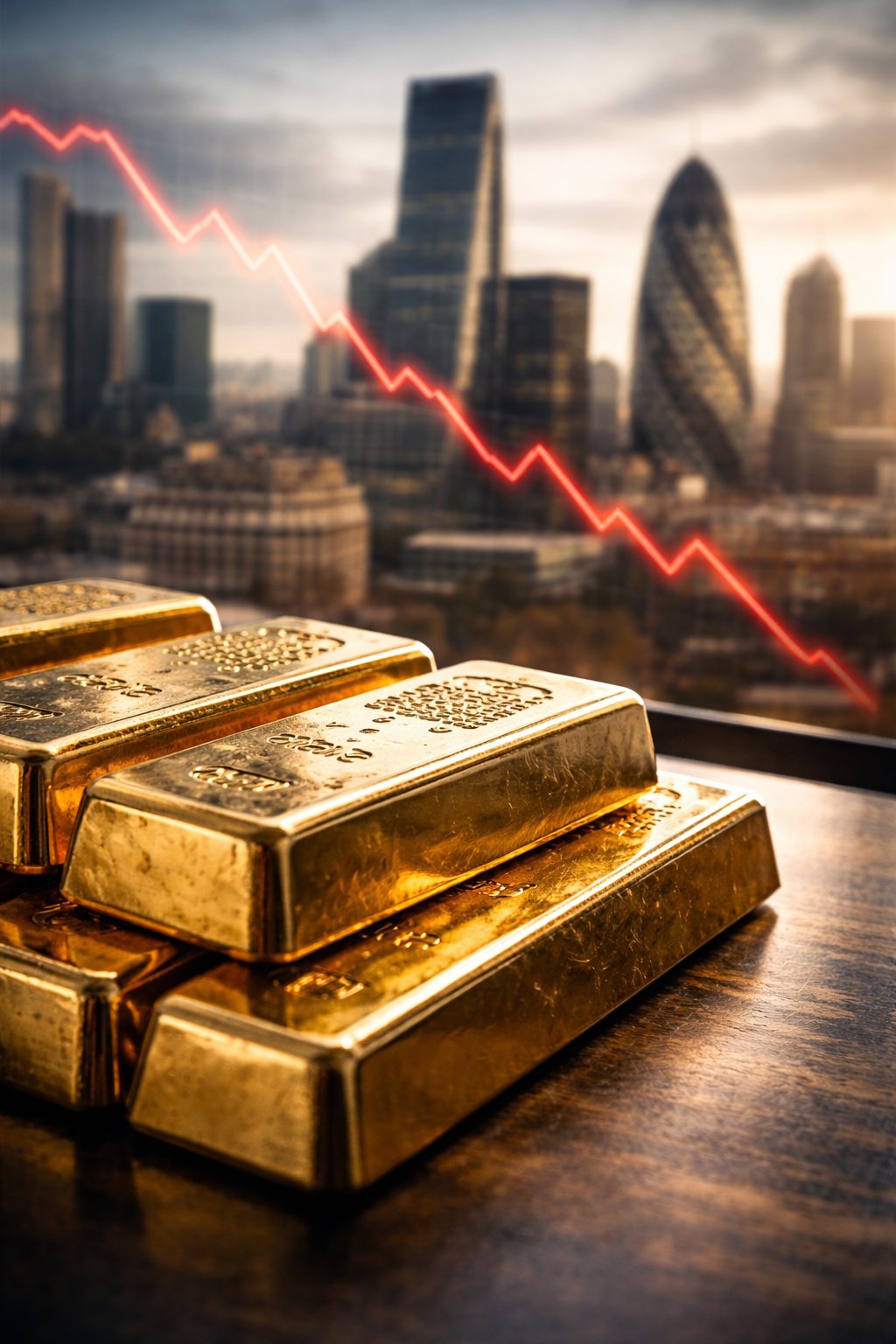 Gold price today UK as markets turn risk-off'