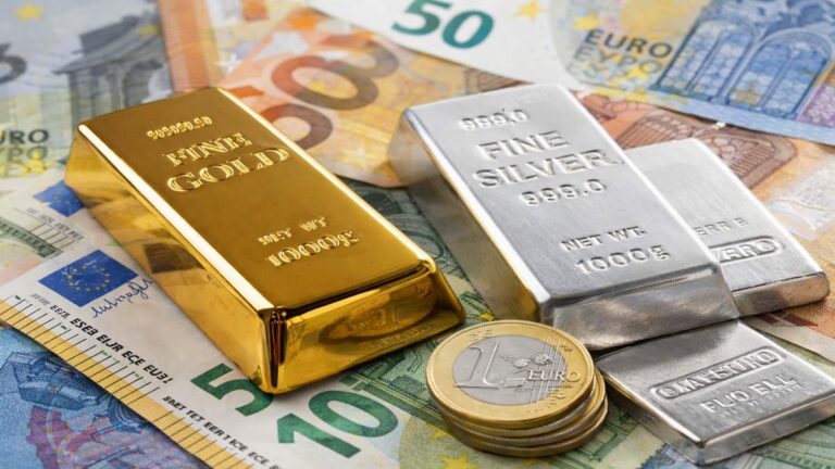 Gold and silver prices in Germany today shown in euros after historic sell-off
