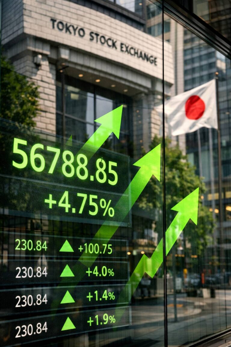 Japan’s Nikkei 225 surges after election win by Prime Minister Sanae Takaichi