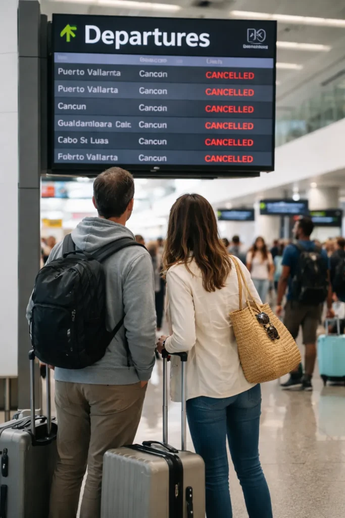 Canada Mexico flight cancellations