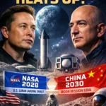 Musk vs Bezos Moon Race Heats Up as NASA Targets 2028 Landing and China Eyes 2030