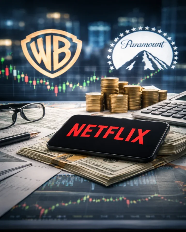 Netflix stock price volatility amid Warner Bros Discovery $31 bidding war and $2.8B takeover showdown