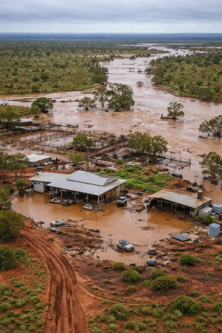NT Flood Disaster Hits Cattle Stations as 600mm Rain Triggers Infrastructure Crisis Across Central Australia