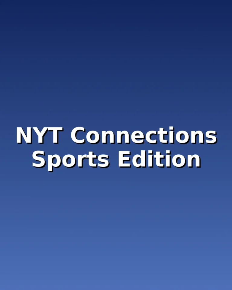 NYT Connections Sports Edition #515 Hints and Answers for February 20 2026