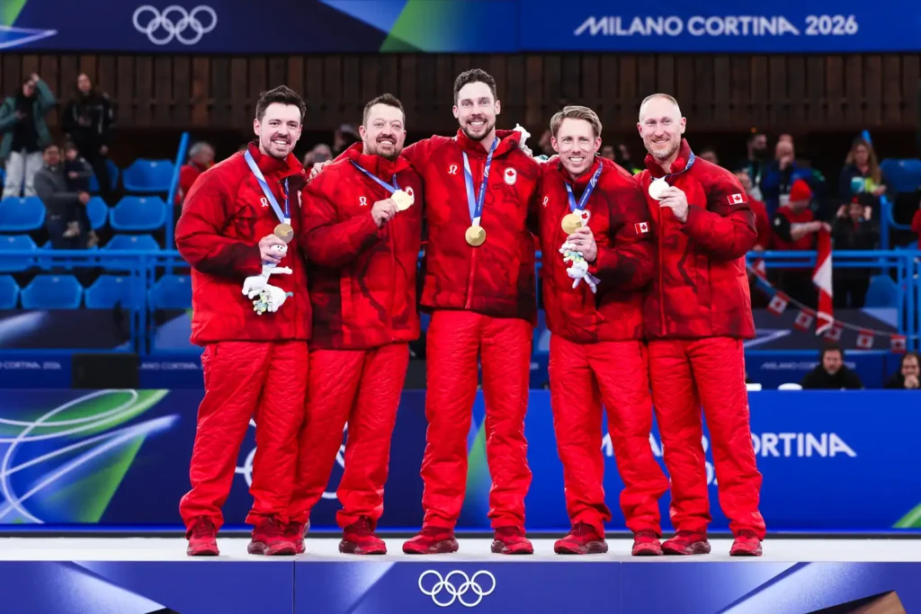 Canada Beats Great Britain 9-6 to Win Olympic Men’s Curling Gold After Late Ninth-End Surge