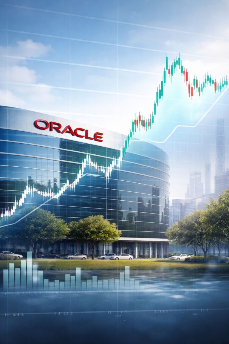 Oracle stock price volatility after $50 billion AI funding plan