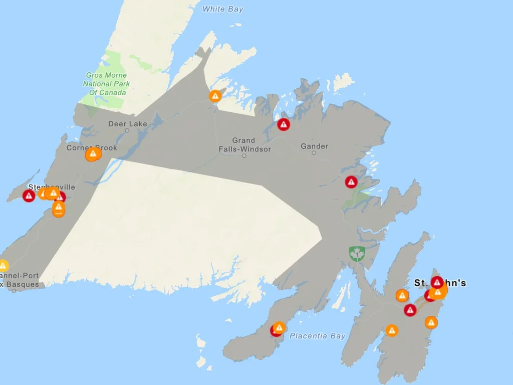 Newfoundland Power Outage Leaves Thousands Without Electricity After Labrador-Island Link Trip