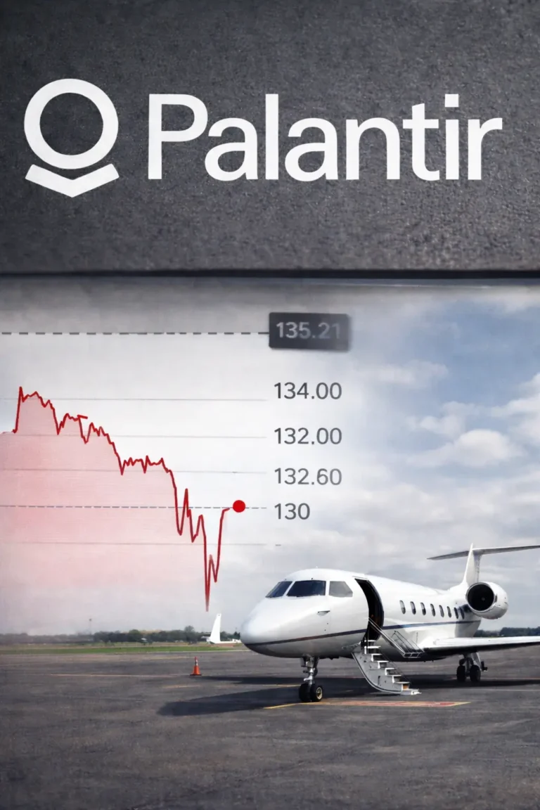 Palantir Stock (PLTR) Drops to $130 as $17.2M CEO Jet Reimbursement Sparks Scrutiny