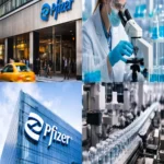 Pfizer headquarters and laboratory research operations representing pharmaceutical innovation and pipeline development
