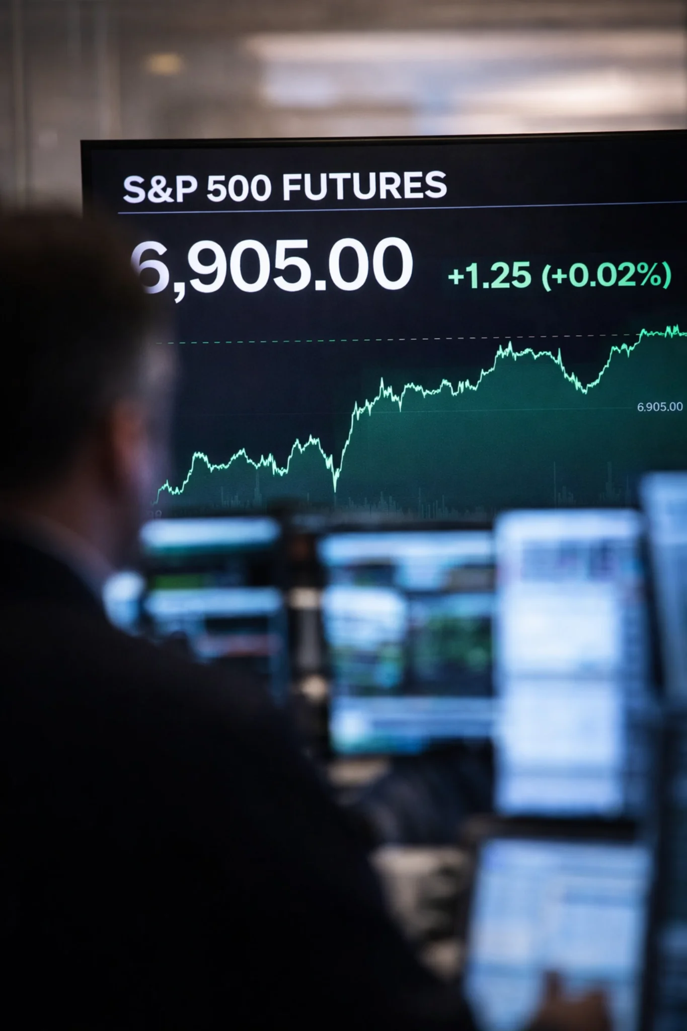 S&P 500 Futures Near 6,905 Record as Nvidia Earnings and Trump Address ...