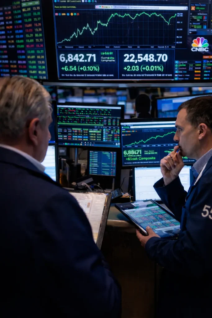 Stock Market Today: S&P 500 Holds 6,840 as Nasdaq Near 22,550 Amid AI Volatility