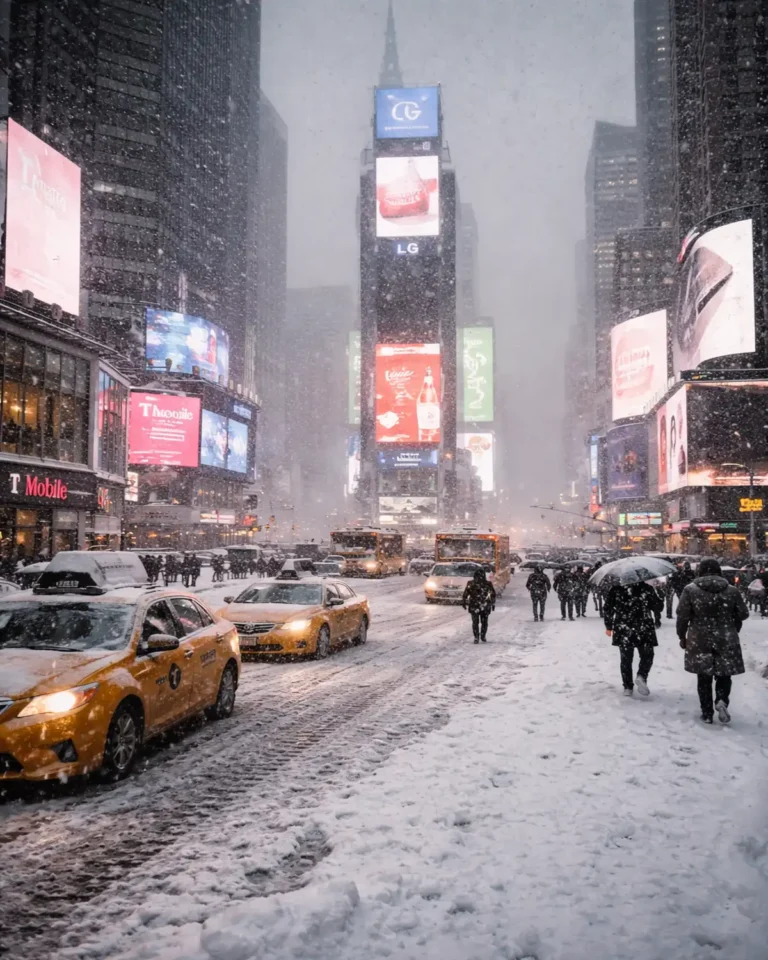 Super Bomb Blizzard Slams New York: 20 Inches of Snow, 1,000+ Flights Canceled Across Northeast