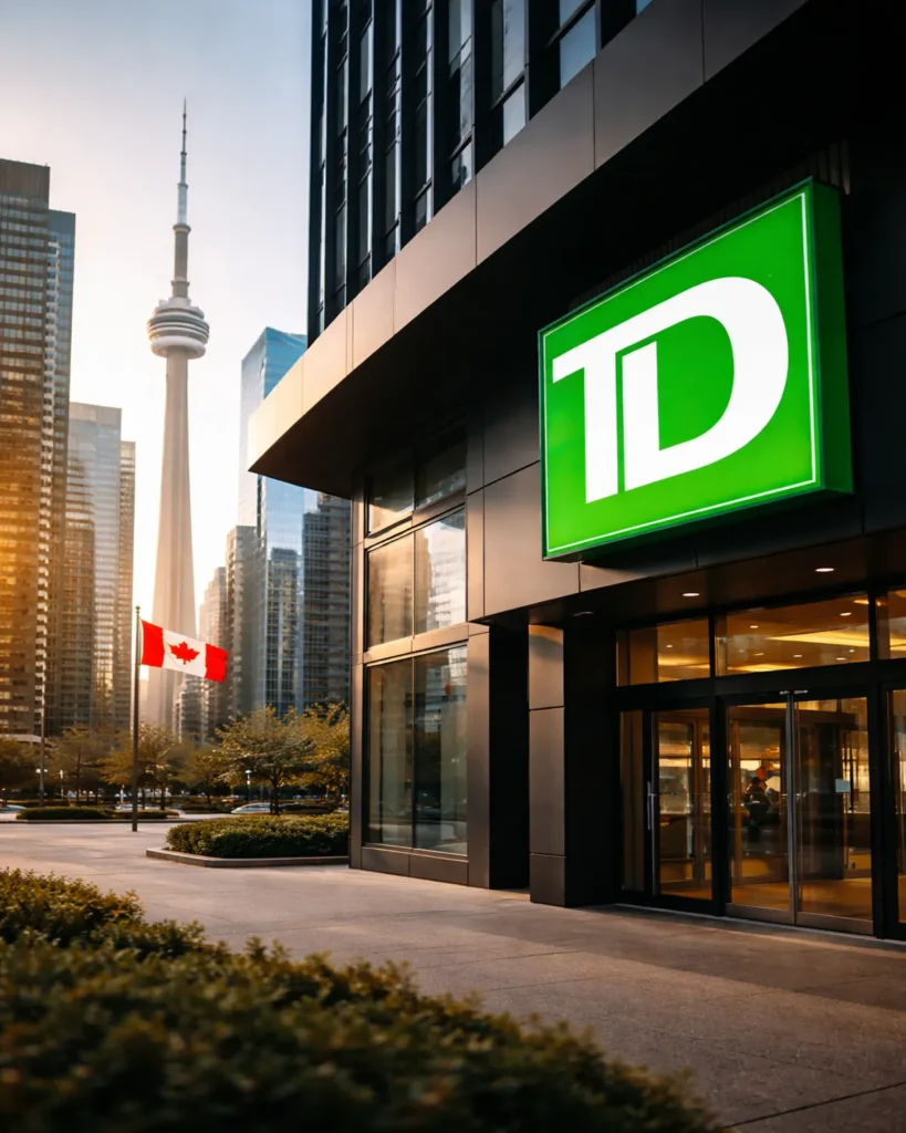 TD Bank stock today