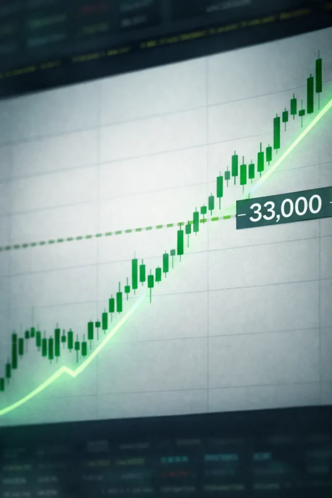 TSX Today Surges 577 Points as Canadian Stocks Clear Key 33,000 Breakout Level