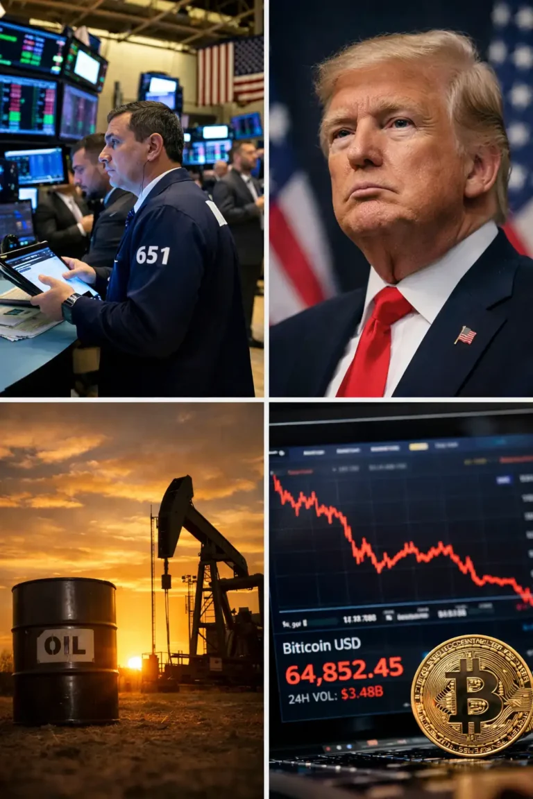 Wall Street Futures Fall as Nasdaq Drops After Trump’s 15% Tariff Move