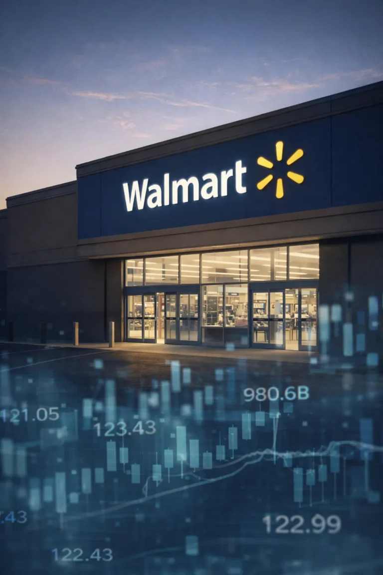 Walmart (WMT) stock trades near $122 as a $26B AI investment and $30B buyback support its $1 trillion valuation outlook ahead of May earnings.