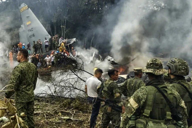 Military Plane Crash in Colombia Kills 66: 128 Onboard, Disaster After Takeoff