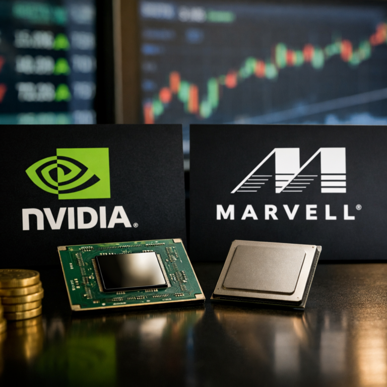 Nvidia (NVDA) Gains 3.3% Today to $170.60 After $2 Billion Marvell (MRVL) Deal