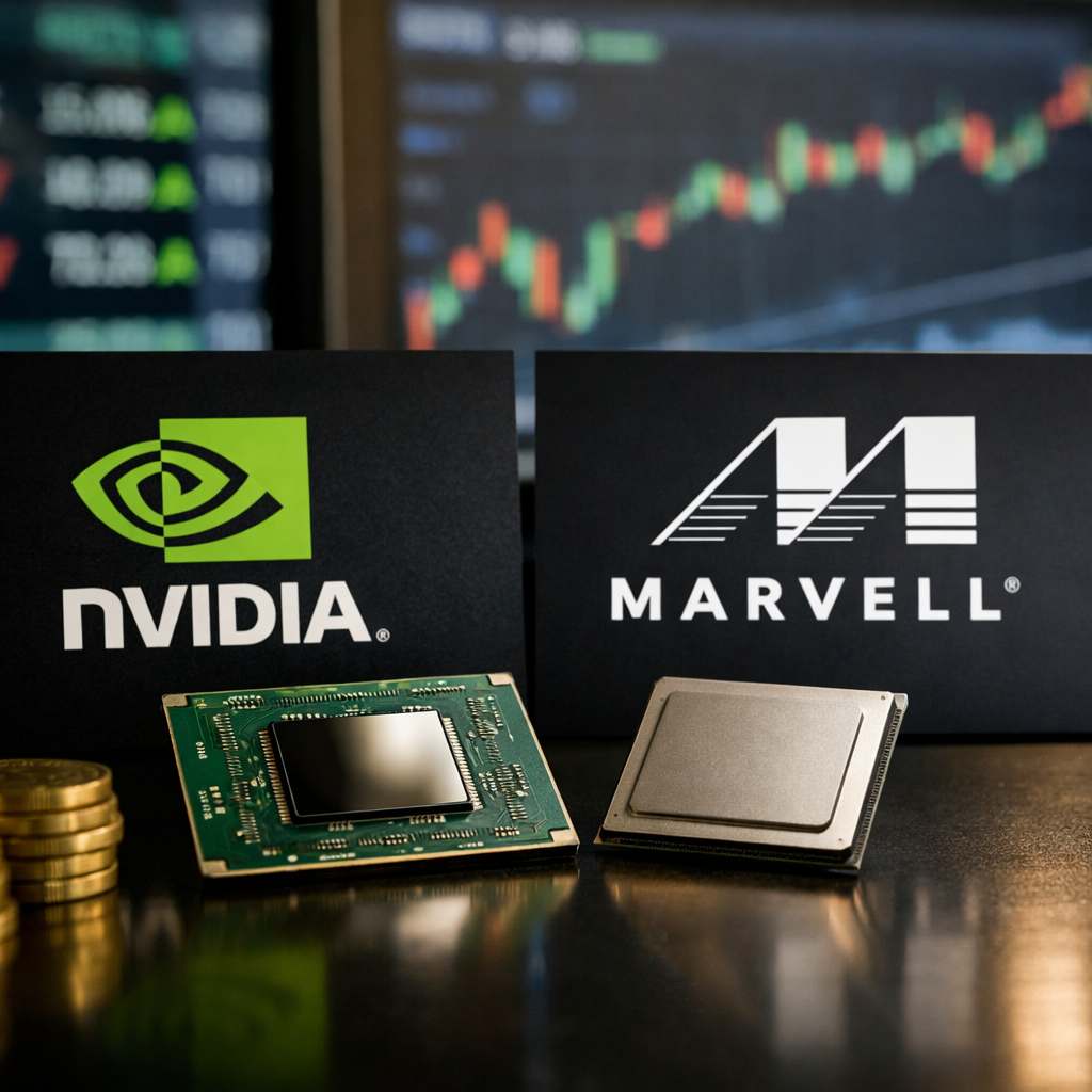 Nvidia (NVDA) Gains 3.3% Today to $170.60 After $2 Billion Marvell (MRVL) Deal