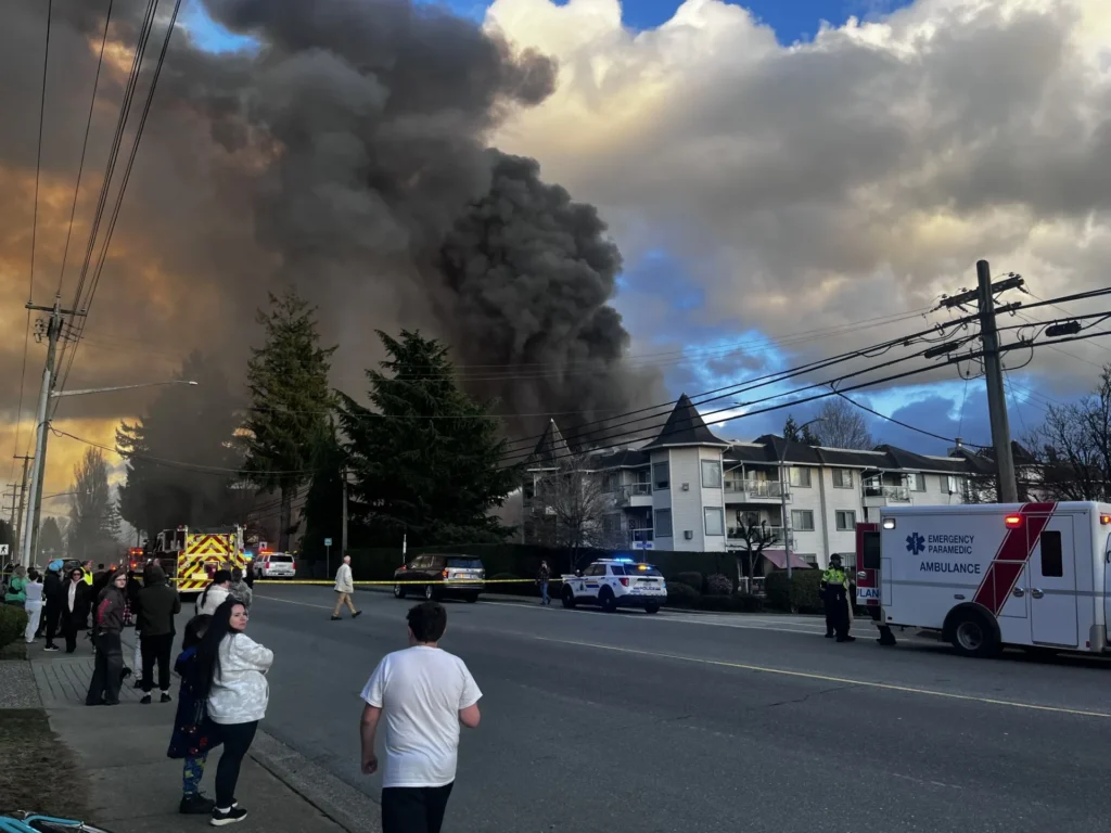 Fire Engulfs Mission Seniors’ Home as Dozens of Residents Evacuate After Massive Blaze