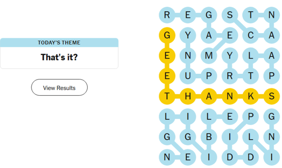 NYT Strands hints and answers today for March 5, 2026 with a sample letter grid and highlighted path