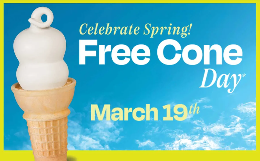 100% Free Ice Cream Today Only: Dairy Queen Free Cone Day 2026