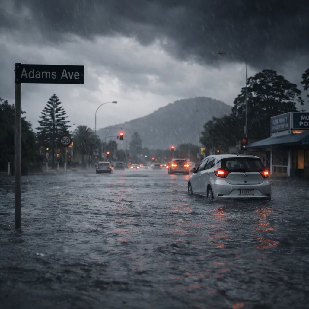 Mount Maunganui Road Closure: Adams Ave Shuts at 5PM as Heavy Rain Sparks Landslide Risk