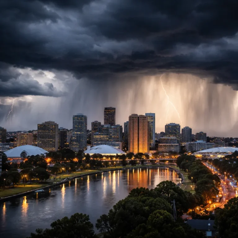 Adelaide Faces 200mm Rain Bomb as Sydney Mardi Gras Braces for Storm Chaos