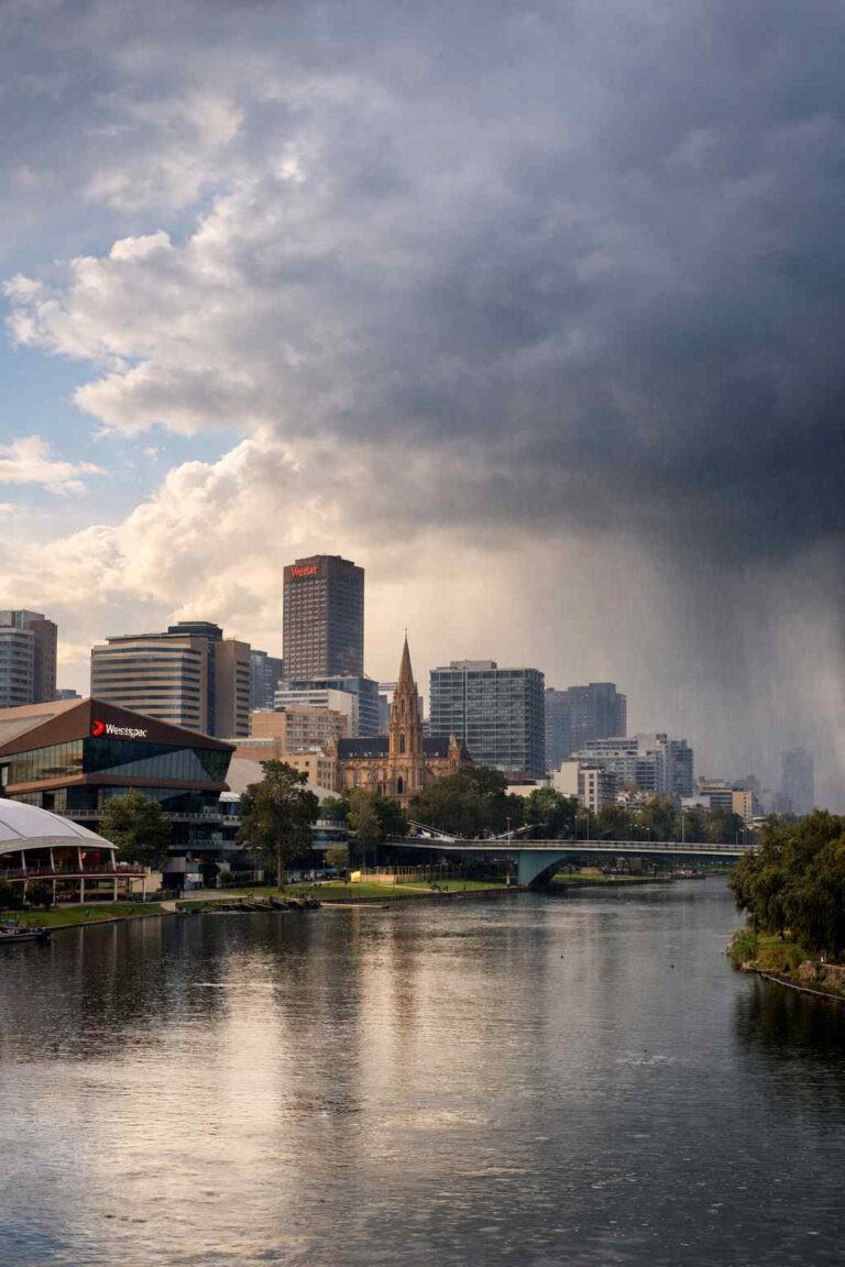Adelaide, Australia Weather Alert: Rain Hits as 20°C Morning Turns Cloudy, Air Quality Unhealthy