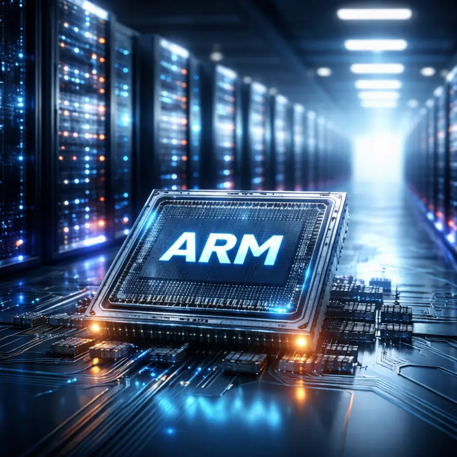 ARM AI chip data center servers