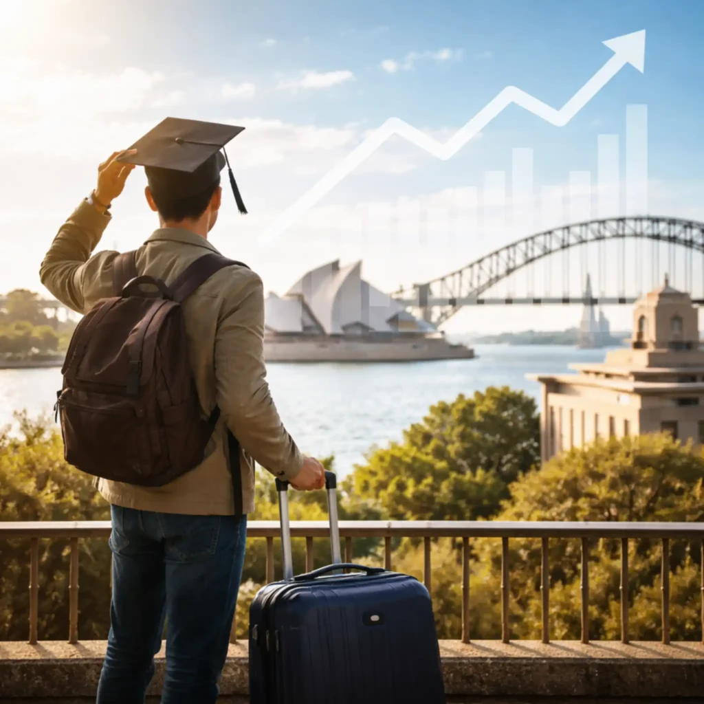 Australia post-study work visa fee increase affecting international graduates in 2026
