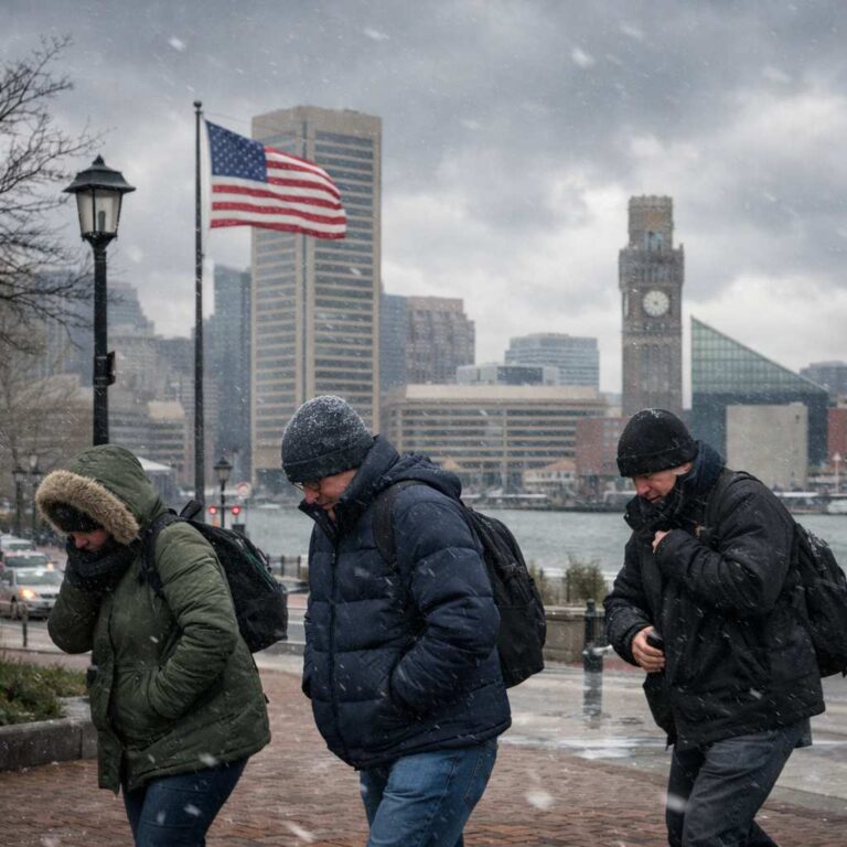 Maryland Weather Turns Cold as 30 mph Winds Send Wind Chills Into 20s on St. Patrick’s Day