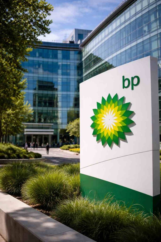 BP (BP.L) Share Price Today Rises to 559.60p — Holds Gains After 30% Rally