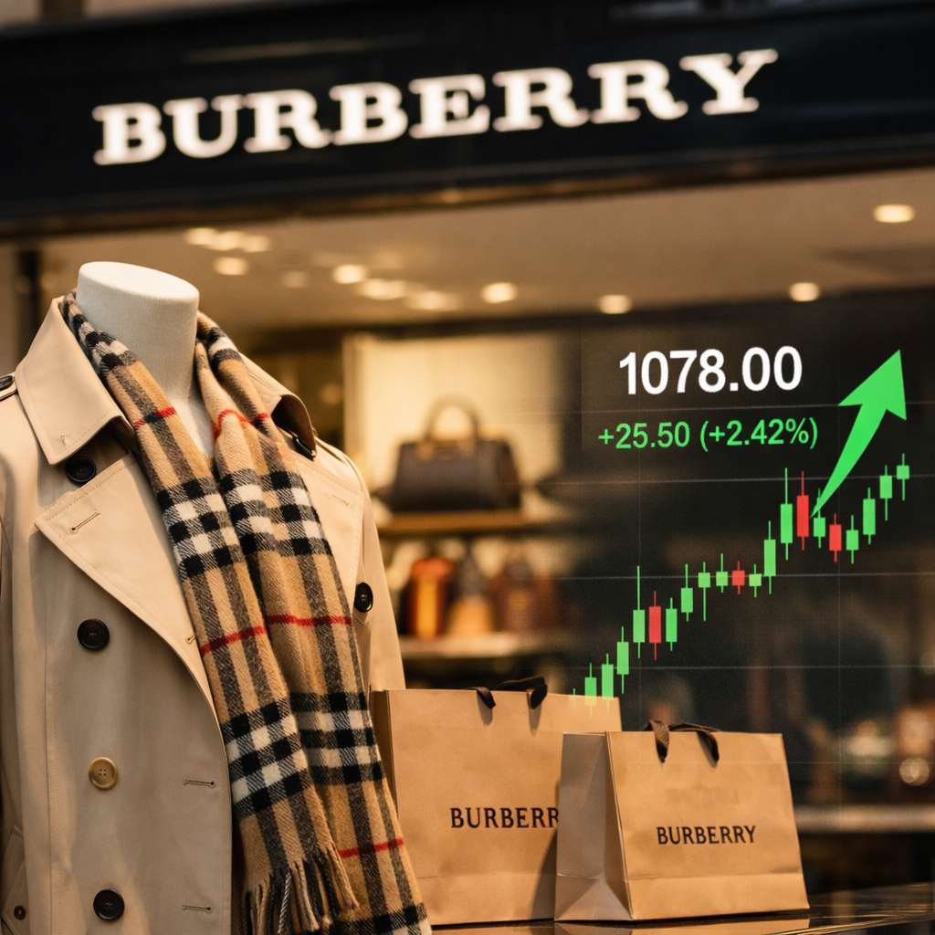 Burberry Shares Rise to 1,078p as Turnaround Gains Pace — ‘Compelling Entry Point’ Signals Upside