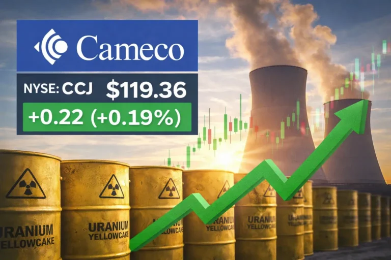 Cameco Stock Climbs Near $119 as Big Funds Boost CCJ Holdings After Earnings Beat
