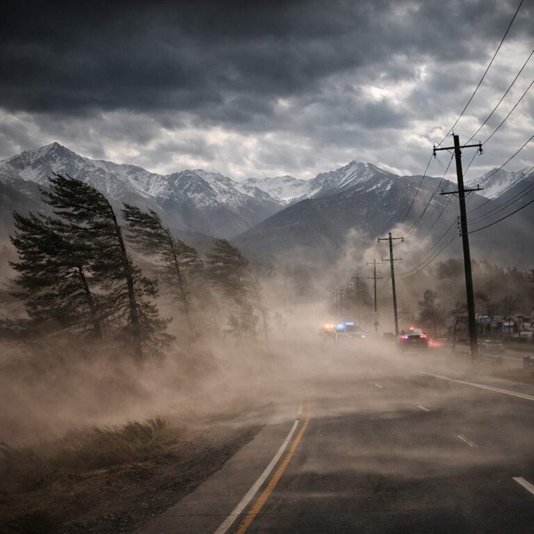 90+ MPH Colorado Winds Trigger Xcel Power Outages, I-25 Closures and CSU Shutdown Across Front Range
