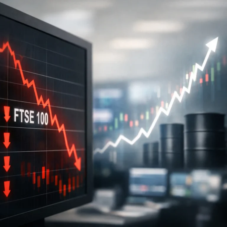 FTSE 100 Slides to 10,575 as Utilities Plunge on UK Energy Reform Shock