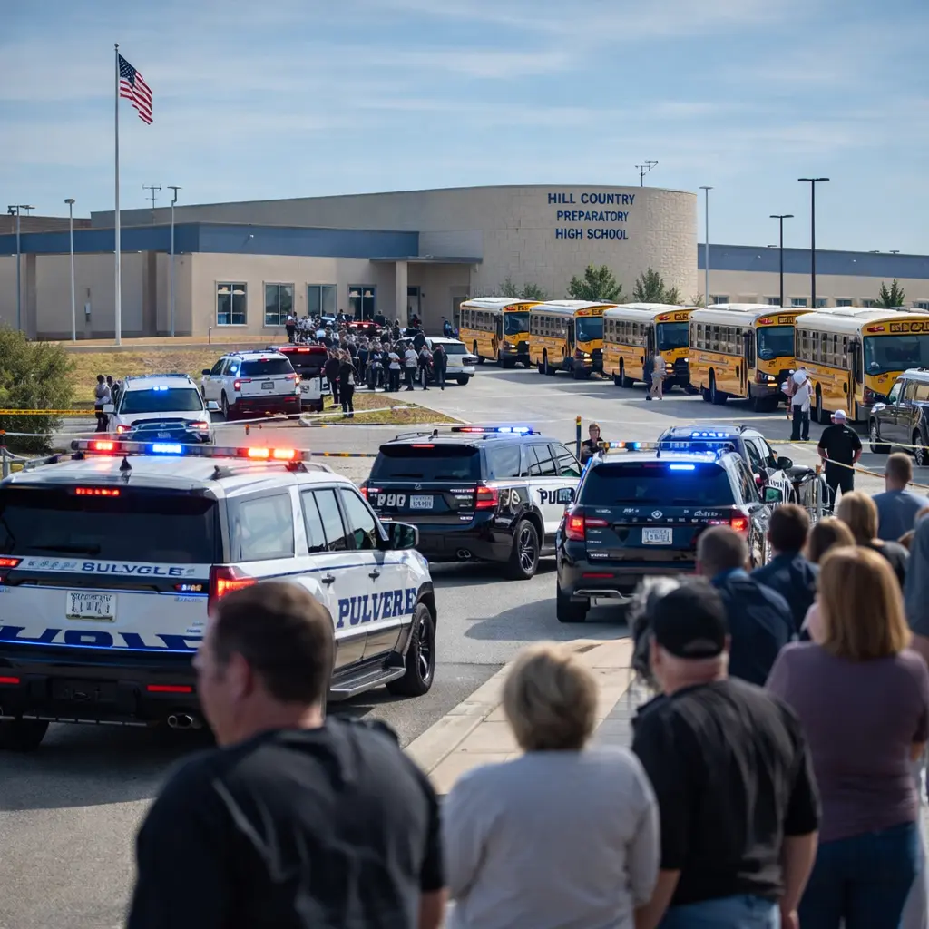 1 Shot at Texas High School: Hill Country Prep Lockdown
