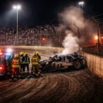 Speedway Crash Tragedy: Dunedin Driver Dies After High-Impact Wall Collision at Beachlands