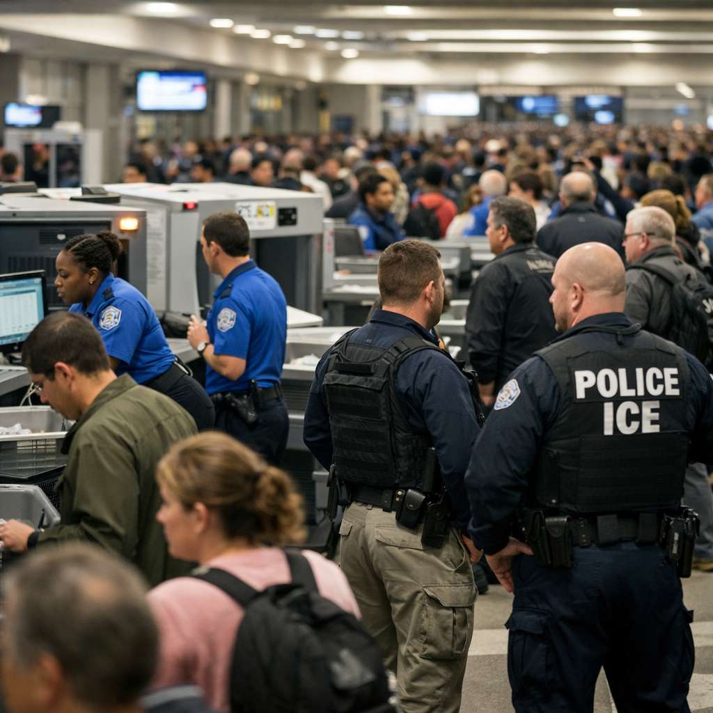 TSA Staffing Plunge: 400+ Workers Quit as ICE Deployed at 13 Airports