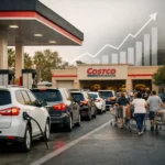 Costco gas station traffic surge