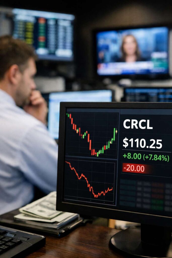 Circle (CRCL) Stock Plunges 20%, Rebounds to $110 (+8%) Today— Misread Crypto Bill Triggers Panic Sell-Off