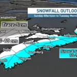 Welcome to Spring: Nova Scotia Snowstorm Brings 20 cm Snow, 80 km/h Winds This Week