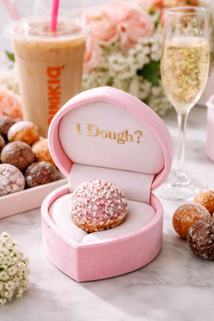 Dunkin’ Free ‘I Dough’ Ring Box Today: How to Get It + Vera Wang Wedding Dress Contest Details