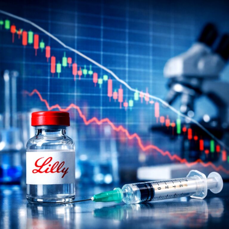Eli Lilly Stock Drops 2.09% to $878 Despite $2 Billion AI Drug Deal Push