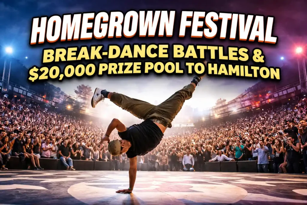 Homegrown Festival Brings Break-Dance Battles and $20,000 Prize Pool to Hamilton