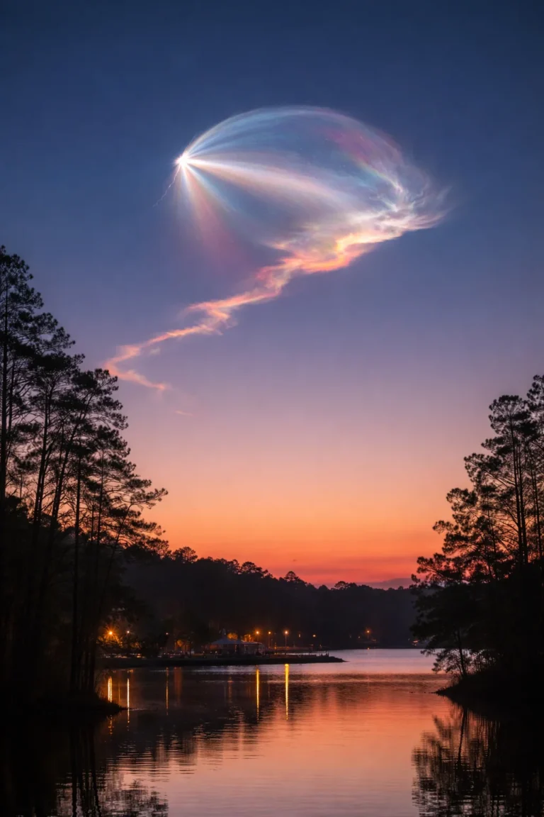 Jellyfish Cloud Appears Over Florida Sky After SpaceX Falcon 9 Launch With 29 Starlink Satellites