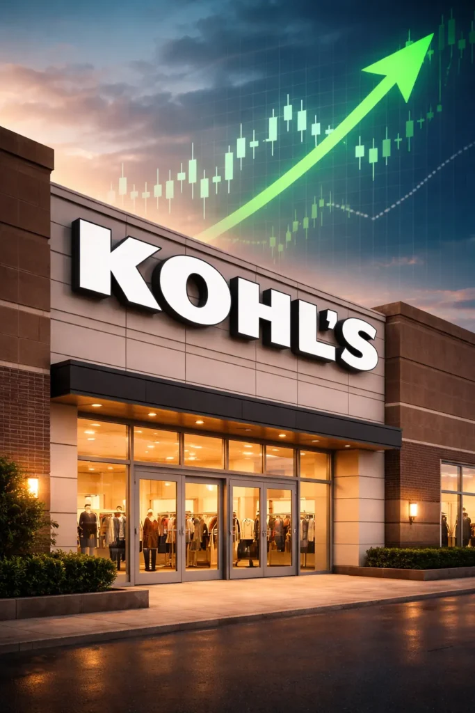 Kohl’s (KSS) Rises 3.6% to $15.34 After 25% EPS Beat but Sales Fall 4.2%
