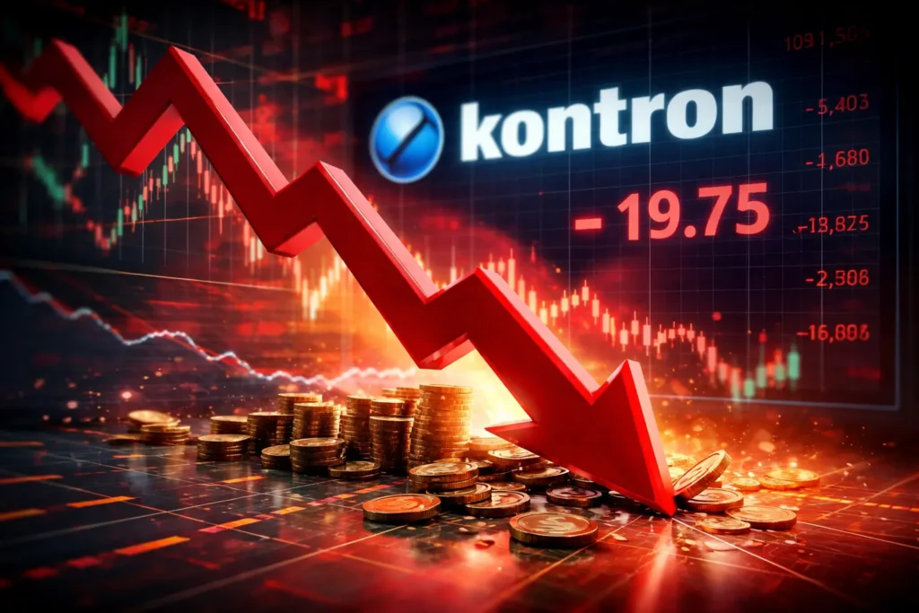 Kontron Aktie fällt 20% – Short-Attacke sorgt für starken Kurseinbruch vor Zahlen